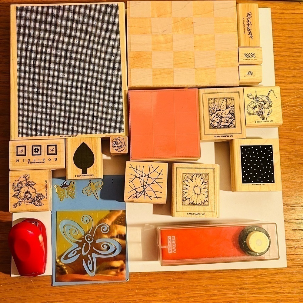 Stampin Up Crafters Lot 21 Pieces